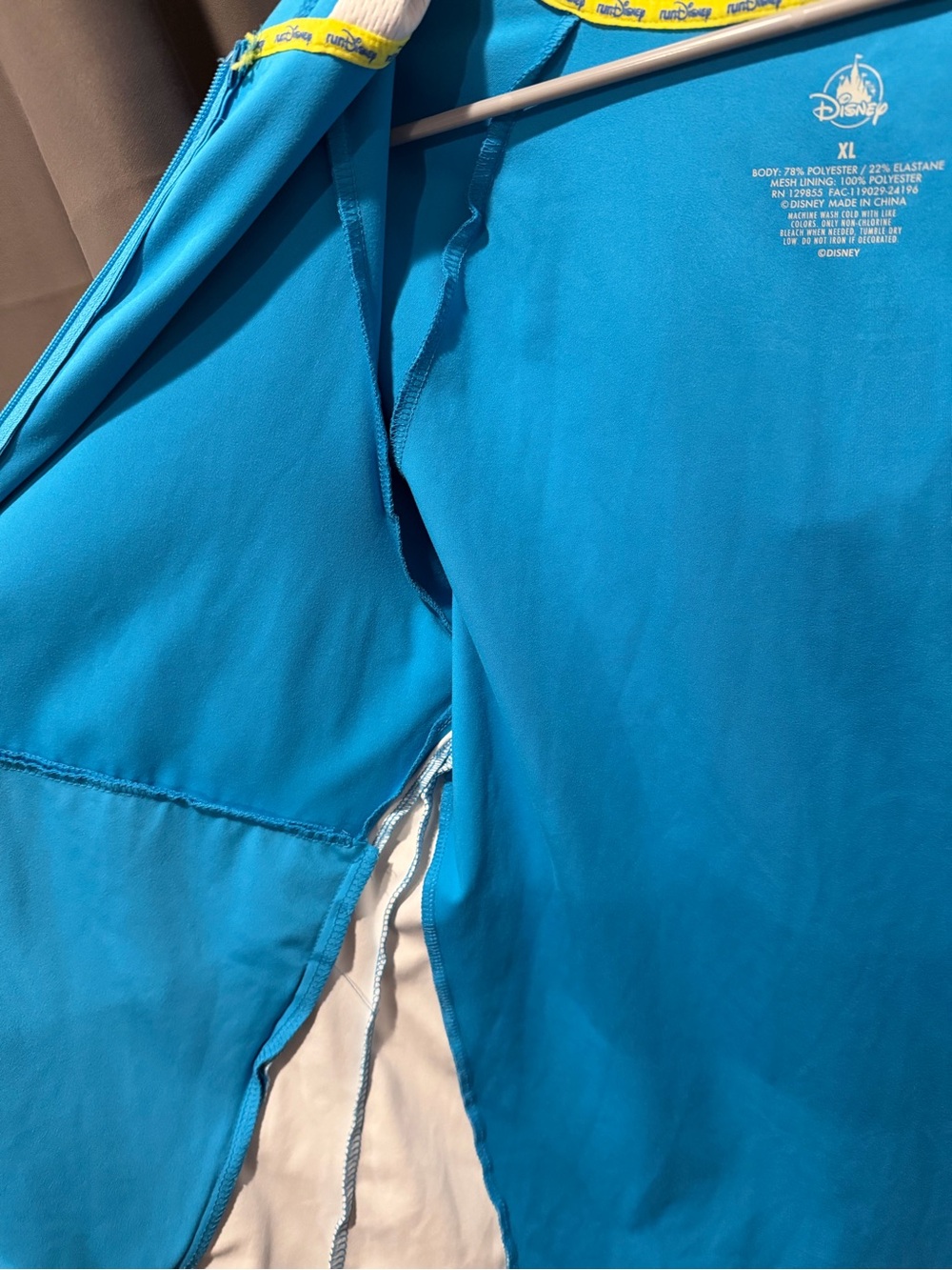 RunDisney Blue Hooded Zip Jacket with Minnie Mouse - Picture 7 of 10